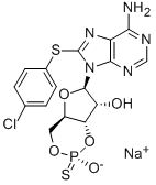 8-(4-CHLOROPHENYLTHIO) ADENOSINE-3',5'-CYCLIC MONOPHOSPHOROTHIOATE, SP-ISOMER SODIUM SALT CAS#: 129693-13-6