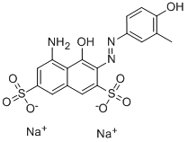 8-AMINO-2-(4-HYDROXY-3-METHYLPHENYL)AZO-1-NAPHTHOL-3,6-DISULFONIC ACID DISODIUM SALT CAS#: 143174-04-3