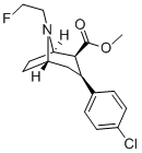 8-AZABICYCLO[3.2.1]OCTANE-2-CARBOXYLIC ACID, 3-(4-CHLOROPHENYL)-8-(2-FLUOROETHYL)-, METHYL ESTER, (1R,2S,3S,5S)- CAS#: 281667-94-5