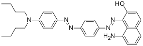 8-Amino-1-4-(4-dibutylaminophenylazo)phenylazonaphthalen-2-ol CAS#: 117574-15-9