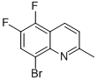8-BROMO-5,6-DIFLUORO-2-METHYLQUINOLINE CAS#: 131190-82-4