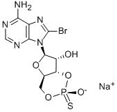 8-BROMOADENOSINE-3',5'-CYCLIC MONOPHOSPHOROTHIOATE, RP-ISOMER SODIUM SALT CAS#: 129735-00-8