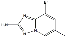 8-BroMo-6-Methyl-[1,2,4]triazolo[1,5-a]pyridin-2-ylaMine CAS#: 175965-69-2