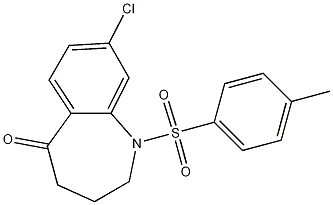 8-Chloro-1,2,3,4-tetrahydro-1-[(4-methylphenyl)sulfonyl]-5H-1-benzazepin-5-one CAS#: 38314-49-7
