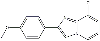 8-Chloro-2-(4-methoxyphenyl)imidazo[1,2-a]pyridine CAS#: 168837-40-9
