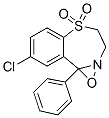 8-Chloro-3,4-dihydro-9b-phenyl-9bH-oxazirino[2,3-d][1,4]benzothiazepine 5,5-dioxide CAS#: 3362-08-1