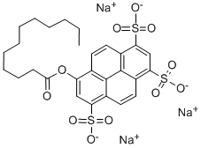 8-DODECANOYLOXYPYRENE-1,3,6-TRISULFONIC ACID TRISODIUM SALT CAS#: 115787-85-4