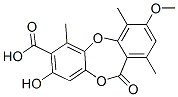 8-Hydroxy-3-methoxy-1,4,6-trimethyl-11-oxo-11H-dibenzo[b,e][1,4]dioxepin-7-carboxylic acid CAS#: 38636-86-1