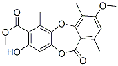 8-Hydroxy-3-methoxy-1,4,6-trimethyl-11-oxo-11H-dibenzo[b,e][1,4]dioxepin-7-carboxylic acid methyl ester CAS#: 38629-30-0