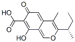 8-Hydroxy-4-methyl-3-[(S)-1-methylpropyl]-6-oxo-6H-2-benzopyran-7-carboxylic acid CAS#: 3615-05-2