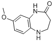 8-METHOXY-1,3,4,5-TETRAHYDRO-2H-1,5-BENZODIAZEPIN-2-ONE CAS#: 36093-58-0