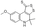 8-METHOXY-4,4-DIMETHYL-4,5-DIHYDRO-1H-[1,2]DITHIOLO[3,4-C]QUINOLINE-1-THIONE CAS#: 135692-39-6