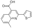 8-METHYL-2-THIEN-2-YLQUINOLINE-4-CARBOXYLIC ACID CAS#: 33289-45-1