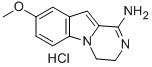 8-Methoxy-3,4-dihydropyrazino(1,2-a)indol-1-amine monohydrochloride CAS#: 127556-78-9