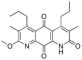 8-Methoxy-3,7-dimethyl-4,6-dipropylpyrido[3,2-g]quinoline-2,5,10(1H)-trione CAS#: 119623-72-2