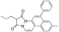 8-Methyl-2-propyl-6-phenyl-1H-benzo[f]pyrazolo[1,2-a]cinnoline-1,3(2H)-dione CAS#: 34816-64-3