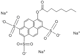 8-OCTANOYLOXYPYRENE-1,3,6-TRISULFONIC ACID TRISODIUM SALT CAS#: 115787-84-3
