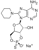 8-PIPERIDINOADENOSINE-3',5'-CYCLIC MONOPHOSPHOROTHIOATE, RP-ISOMER SODIUM SALT CAS#: 156816-36-3