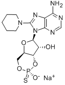 8-PIPERIDINOADENOSINE-3',5'-CYCLIC MONOPHOSPHOROTHIOATE, SP-ISOMER SODIUM SALT CAS#: 156816-35-2