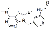 8-bromo-6-(dimethylamino)-9-(3-formamidobenzyl)-9H-purine CAS#: 123811-36-9