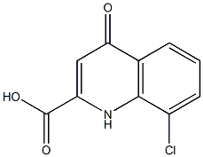 8-chloro-4-oxo-1,4-dihydroquinoline-2-carboxylic acid CAS#: 130063-96-6