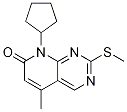 8-cyclopentyl-5-Methyl-2-(Methylthio)pyrido[2,3-d]pyriMidin-7(8H)-one CAS#: 362656-23-3