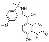 8-hydroxy-5-[1-hydroxy-2-[2-(4-methoxyphenyl)propan-2-ylamino]ethyl]-1H-quinolin-2-one CAS#: 147568-66-9