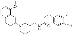 8-methoxy-2-(N-propyl-N-(3'-iodo-4'-hydroxyphenyl)-propionamido-N'-propylamino)tetralin CAS#: 114865-68-8