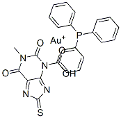 8-thiotheophyllinate-triphenylphosphine gold(I) CAS#: 137025-15-1