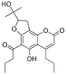 8,9-Dihydro-5-hydroxy-8-(1-hydroxy-1-methylethyl)-6-(1-oxobutyl)-4-propyl-2H-furo[2,3-h]-1-benzopyran-2-one CAS#: 38537-82-5
