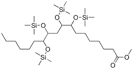 8,9,11,12-Tetrakis[(trimethylsilyl)oxy]octadecanoic acid methyl ester CAS#: 35437-04-8