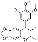8H-1,3-Dioxolo(4,5-g)(1)benzopyran, 6,7-dimethyl-8-(3,4,5-trimethoxyph enyl)- CAS#: 116409-24-6