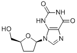 9-[(2R,5S)-5-(Hydroxymethyl)oxolan-2-yl]-3H-purine-2,6-dione CAS#: 132194-28-6
