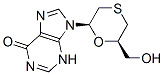 9-[(2R,6R)-6-(hydroxymethyl)-1,4-oxathian-2-yl]-3H-purin-6-one CAS#: 132062-70-5