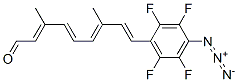 9-(4'-azido-2',3',5',6'-tetrafluorophenyl)-3,7-dimethyl-2,4,6,8-nonatetraenal CAS#: 158632-36-1