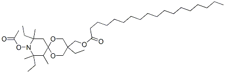[9-(Acetyloxy)-3,8,10-triethyl-7,8,10-trimethyl-1,5-dioxa-9-azaspiro[5.5]undec-3-yl]methyl octadecanoate CAS#: 376588-17-9