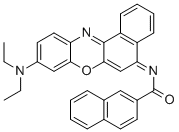 9-(DIETHYLAMINO)-5-(2-NAPHTHOYLIMINO)-5H-BENZO[A]PHENOXAZINE CAS#: 132097-01-9