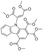 9-[(E)-3-Methoxy-1-(methoxycarbonyl)-3-oxo-1-propenyl]-9H-carbazole-1,2,4-tricarboxylic acid trimethyl ester CAS#: 37914-22-0