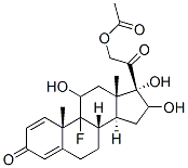 9-Fluoro-11,16,17,21-tetrahydroxypregna-1,4-diene-3,20-dione 21-acetate CAS#: 3859-65-2