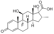 9-Fluoro-11,17-dihydroxy-16a-methyl-3-oxoandrosta-1,4-diene-17-carboxylic Acid CAS#: 37927-01-8