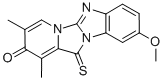 9-METHOXY-1,3-DIMETHYL-12-THIOXO-PYRIDO[1',2',3,4]IMIDAZO[1,2-A]BENZIMIDAZOL-2-(12H)-ONE CAS#: 125656-83-9