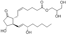 9-OXO-11ALPHA,15S-DIHYDROXY-PROSTA-5Z,13E-DIEN-1-OIC ACID, 2,3-DIHYDROXYPROPYL ESTER CAS#: 37497-47-5