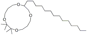 9-Tetradecyl-2,2,3,3-tetramethyl-1,4,8,11-tetraoxacyclotetradecane CAS#: 151460-00-3