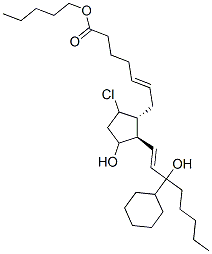 9-chloro-15-cyclohexyl-11,15-dihydroxypentanor-5,13-prostadienoic acid CAS#: 117708-11-9