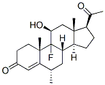 9-fluoro-11beta-hydroxy-6alpha-methylpregn-4-ene-3,20-dione CAS#: 378-38-1