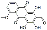 9,10-Dihydro-1,3,4-trihydroxy-5-methoxy-9,10-dioxoanthracene-2-carbaldehyde CAS#: 34425-62-2