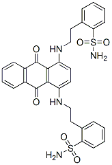 [(9,10-dihydro-9,10-dioxo-1,4-anthrylene)bis(iminoethylene)]bis(benzenesulphonamide) CAS#: 31373-19-0