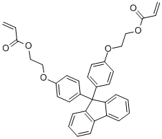 9,9-Bis[4-(2-acryloyloxyethyloxy)phenyl]fluorene CAS#: 161182-73-6