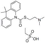 (9,9-dimethylacridin-10-yl)-(2-dimethylaminoethylsulfanyl)methanone, e thanesulfonic acid CAS#: 38044-68-7