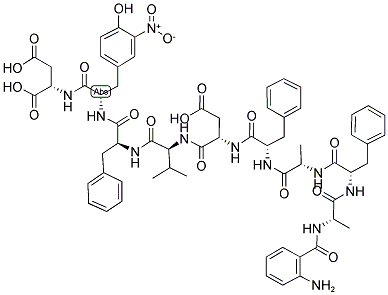 ABZ-ALA-PHE-ALA-PHE-ASP-VAL-PHE-3-NITRO-TYR-ASP-OH CAS#: 143147-74-4